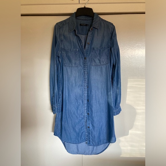 Max Jeans Button-down Shirt Dress - Picture 2 of 6